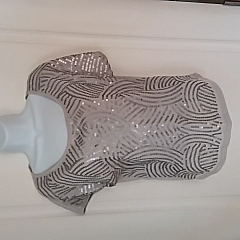 Material Girl sequin tshirt